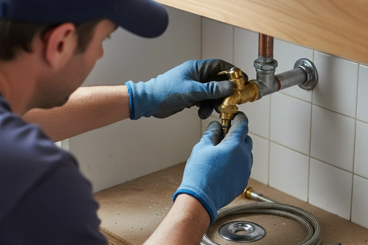 Shutoff valve and fitting work during Faucet and Fixture Repair in Paulsboro